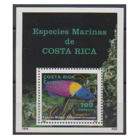 Costa Rica - 1994 - No BF14 - Vie marine