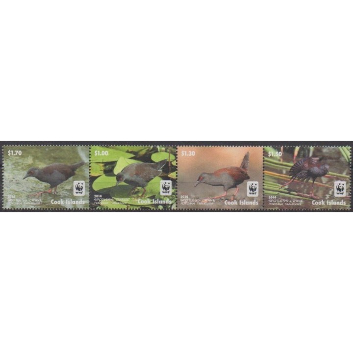 Acheter cette série de timbres des îles  Cook  de l'année 2014 (No 1620/1623).