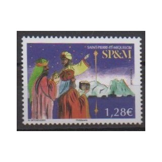 Buy this stamp of Saint-Pierre et Miquelon of the year 2020 (Les Rois mages).