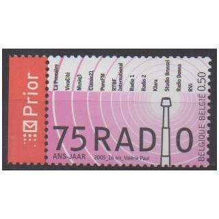 Buy this stamp of Belgium of the year 2005 (Nb 3400).