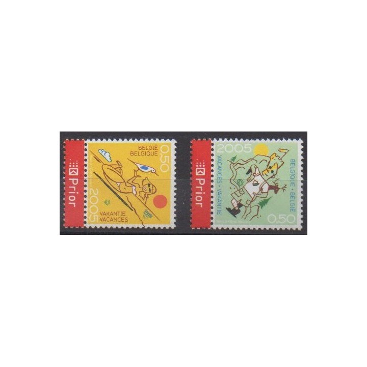 Buy this set of stamps of Belgium of the year 2005 (Nb 3384/3385).
