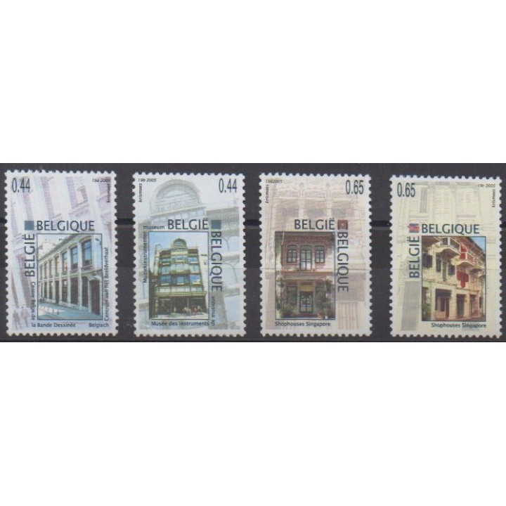 Acheter cette série de timbres de Belgique de l'année 2005 (No 3411/3414).