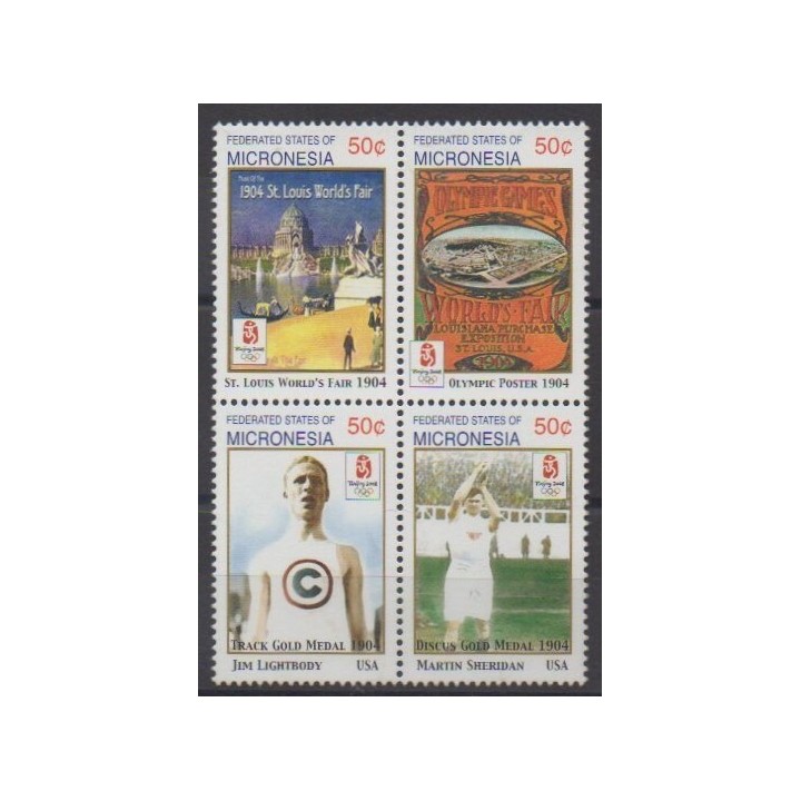 Buy this set of stamps of Micronesia of the year 2008 (Nb 1578/1581).