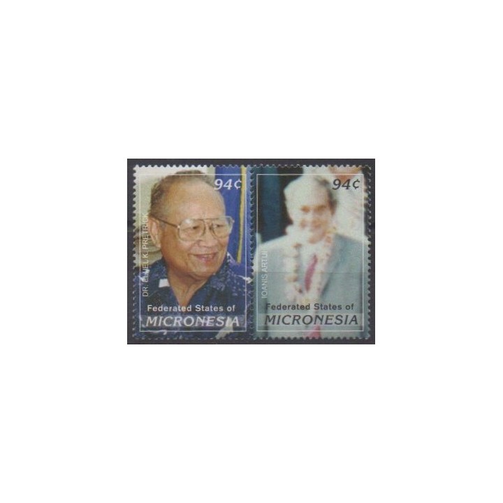 Buy this set of stamps of Micronesia of the year 2008 (Nb 1629/1630).