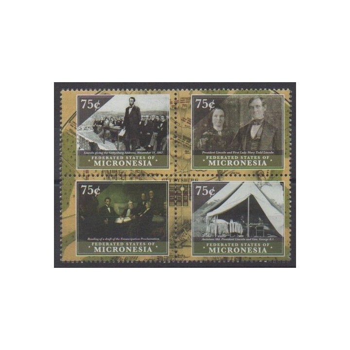 Acheter cette série de timbres de Micronésie de l'année 2010 (No 1811C/1811F).