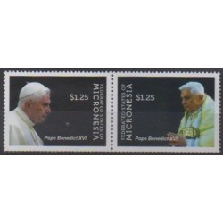 Micronesia - 2012 - Nb 1032/1033 - Pope