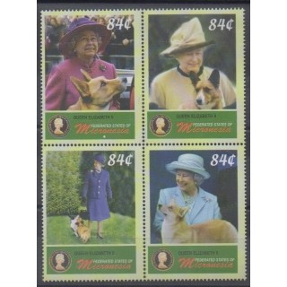 Acheter cette série de timbres de Micronésie de l'année 2006 (No 1448/1451).