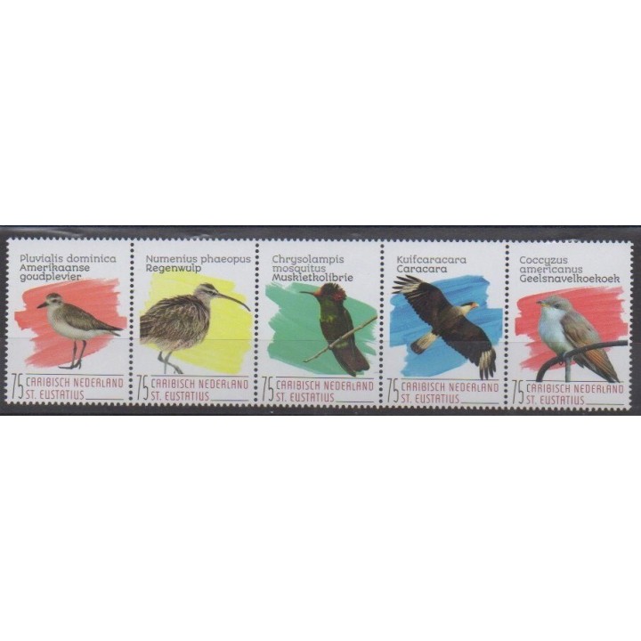 Buy this set of stamps of Caribbean Netherlands of the year 2020 (Nb 130/134).