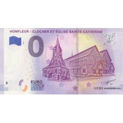 Billet souvenir - 14 - Honfleur - Clocher Et Église Sainte-Catherine - 2019-1