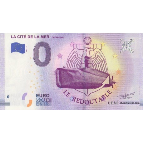 Euro banknote memory - 50 - La cité de la mer - 2019-3