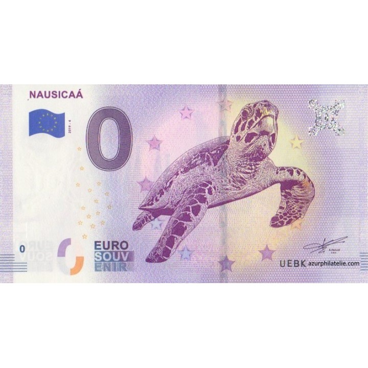 Euro banknote memory - 62 - Nausicaá - 2019-4