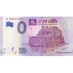 Euro banknote memory - 67 - 4L Trophy 2019 - 2019-1