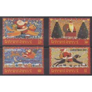 Buy this set of stamps of Micronesia of the year 2001 (Nb 1090/1093).