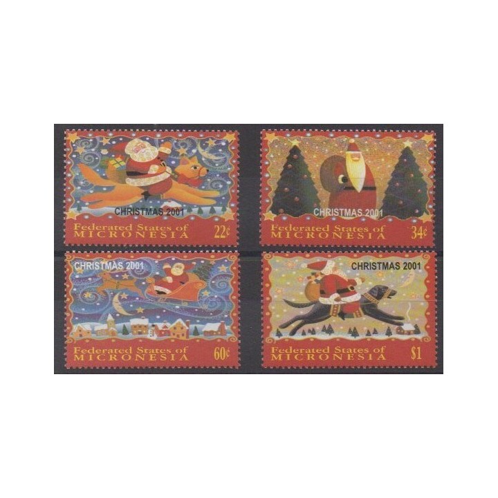 Buy this set of stamps of Micronesia of the year 2001 (Nb 1090/1093).