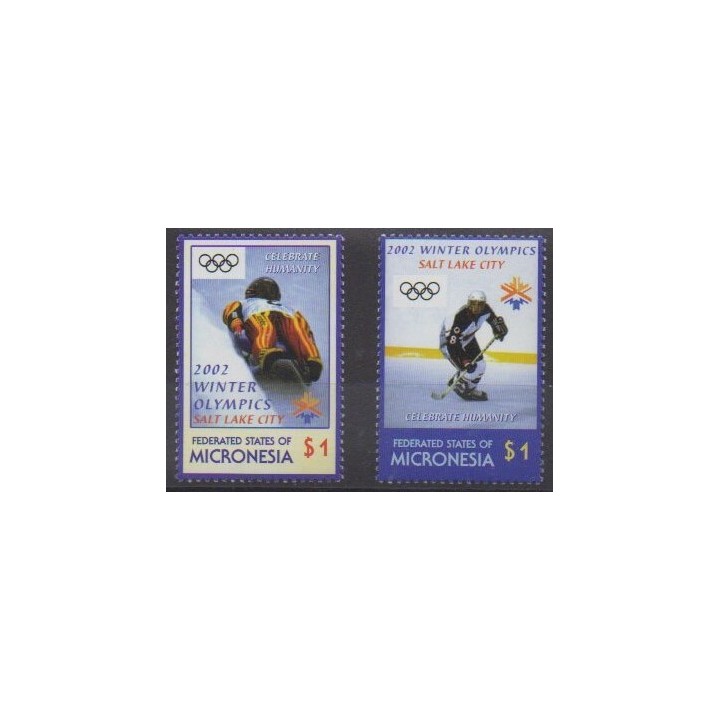 Acheter cette série de timbres de Micronésie de l'année 2002 (No 1138/1139).