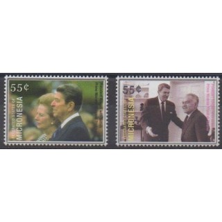 Buy this set of stamps of Micronesia of the year 2005 (Nb 1378/1379).