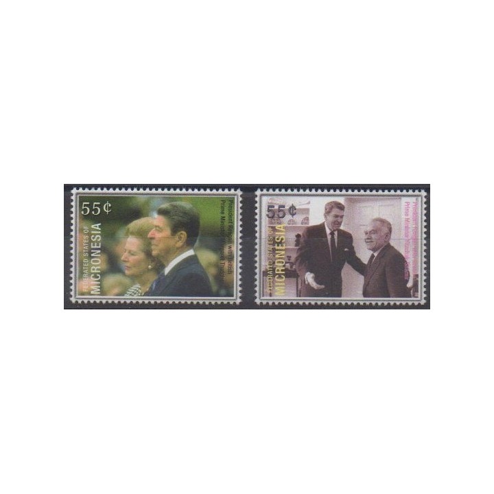 Buy this set of stamps of Micronesia of the year 2005 (Nb 1378/1379).