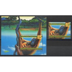 Nations Unies (ONU - Genève) - 1998- No 365 - BF 10 - Animaux