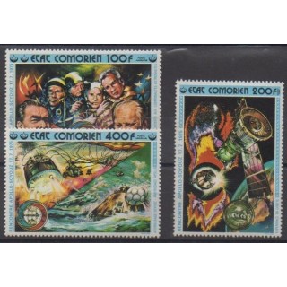 Buy these stamps of Comoros of the year 1976 (Nb PA95/PA97).