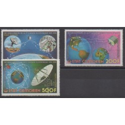 Comores - 1976 - No PA104/PA106 - Télécommunications