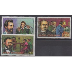 Comores - 1976 - No 142/144 - Télécommunications