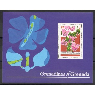 Timbres - Thème fleurs  - Grenadines - 1979- No BF 41