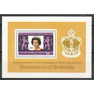 Timbres - Thème royauté - Grenadines - 1978- No BF 35