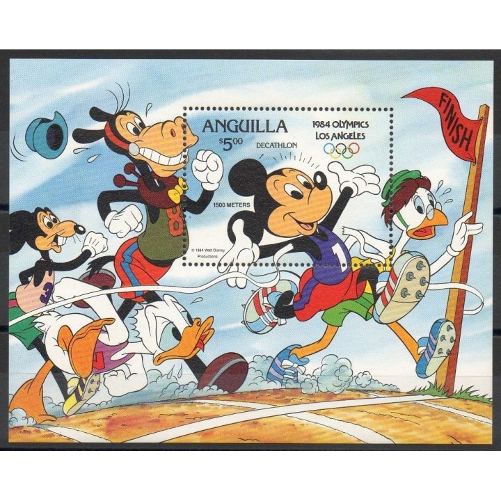 Timbres - Thème Walt Disney - Anguilla - 1984- No BF 53