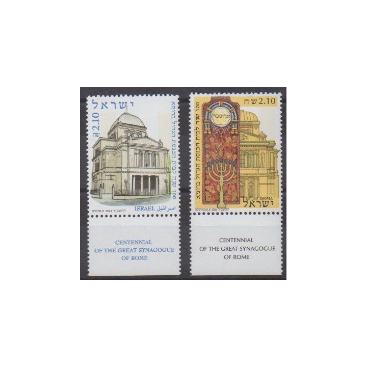 Buy this set of stamps of Israel of the year 2004 (Nb 1710/1711).