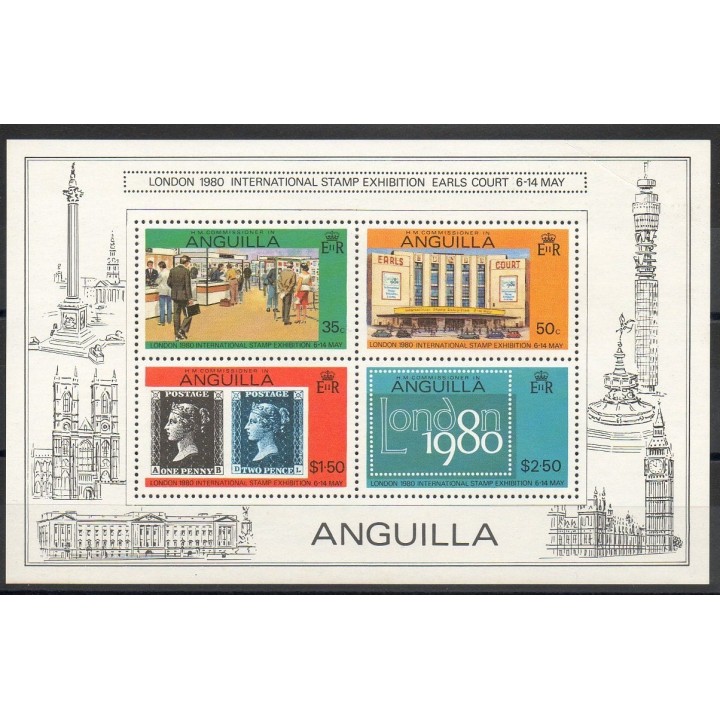 Timbres - Thème exposition - Anguilla - 1979- No BF 29