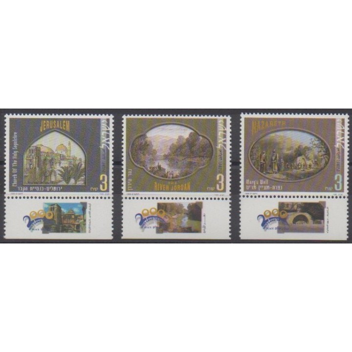 Acheter cette série de timbres d'Israël de l'année 1999 (No 1452/1454).