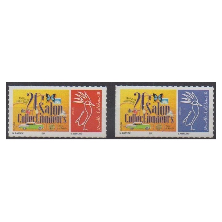 Buy these stamps of New Caledonia of the year 2020 (Salon des collectionneurs).