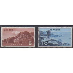 Japon - 1956 - No 579/580 - Sites