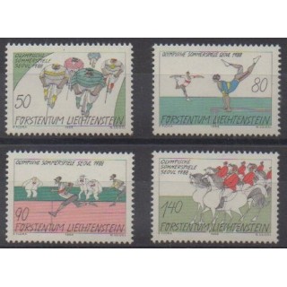 Acheter cette série de timbres du Liechtenstein  de l'année 1988 (No 888/891).