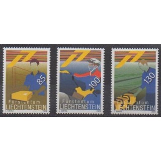 Buy this set of stamps of Liechtenstein of the year 2009 (Nb 1447/1449).