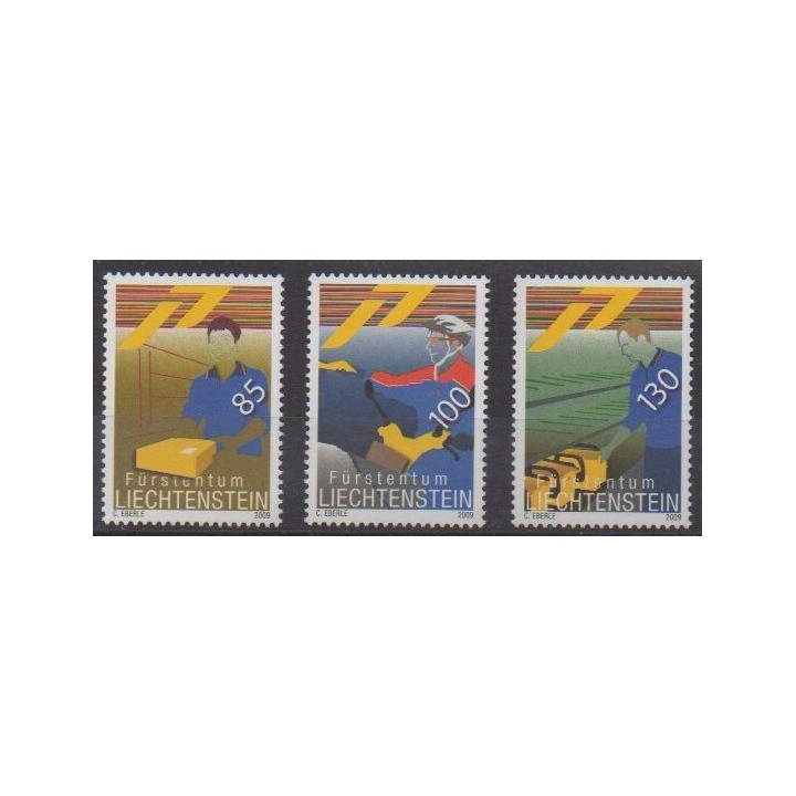 Acheter cette série de timbres du Liechtenstein  de l'année 2009 (No 1447/1449).