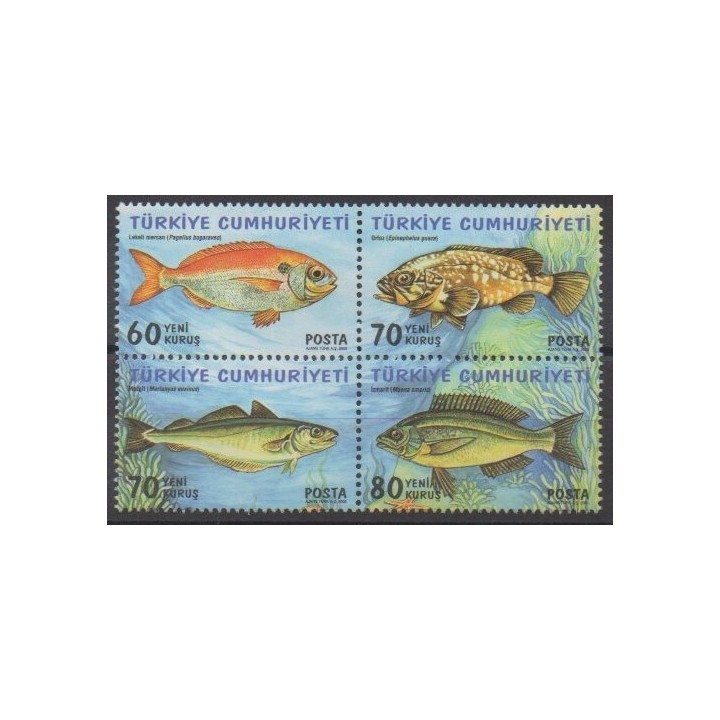 Acheter cette série de timbres de Turquie de l'année 2005 (No 3172/3175).