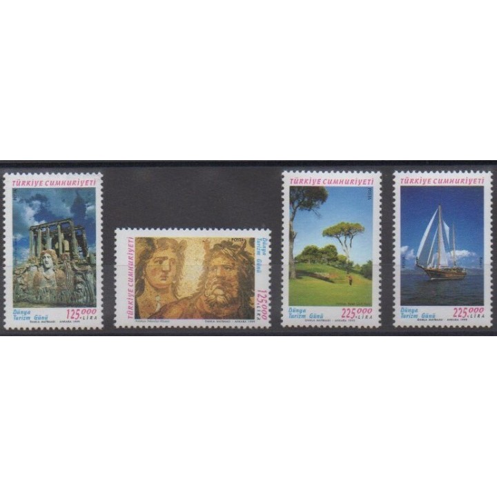 Buy this set of stamps of Turkey of the year 1999 (Nb 2920/2923).