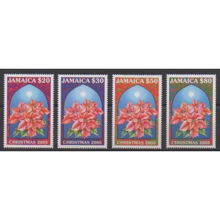 Acheter cette série de timbres de Jamaïque de l'année 2005 (No 1099/1102).