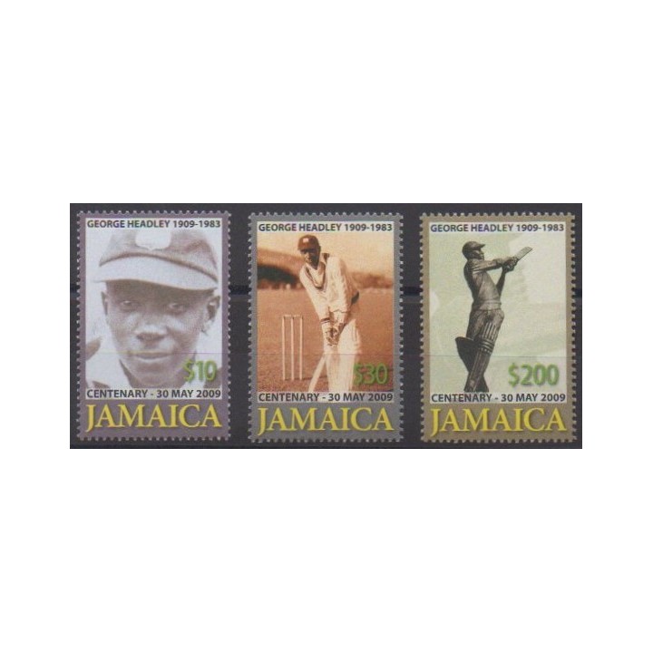 Acheter cette série de timbres de Jamaïque de l'année 2009 (No 1161/1163).
