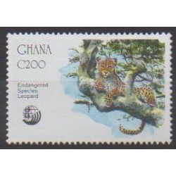 Ghana - 1992 - No 1425 - Mammifères - Espèces menacées - WWF
