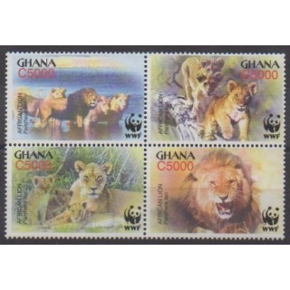 Acheter cette série de timbres du Ghana de l'année 2004 (No 3001/3004).