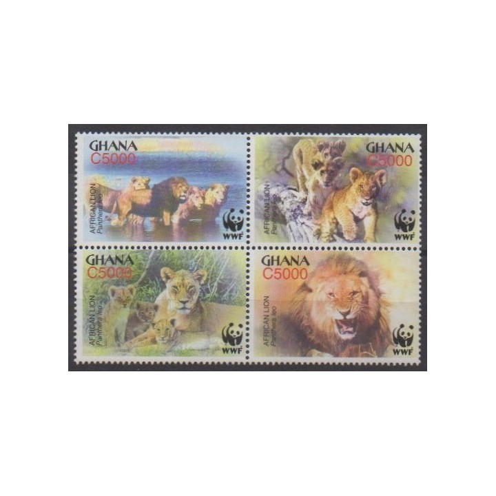 Buy this set of stamps of Ghana of the year 2004 (Nb 3001/3004).