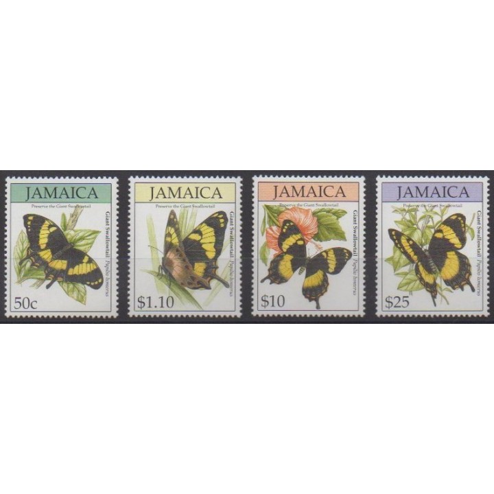 Acheter cette série de timbres de Jamaïque de l'année 1994 (No 853/856).