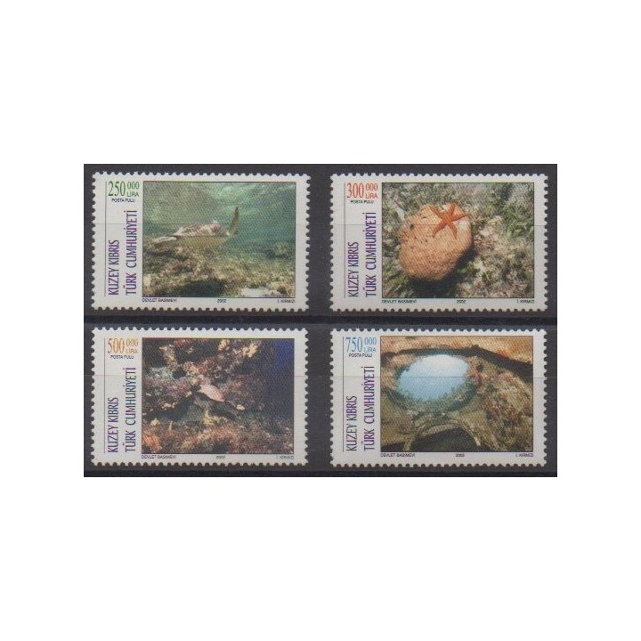 Acheter cette série de timbres de Turquie (Chypre du nord) de l'année 2002 (No 517/520).