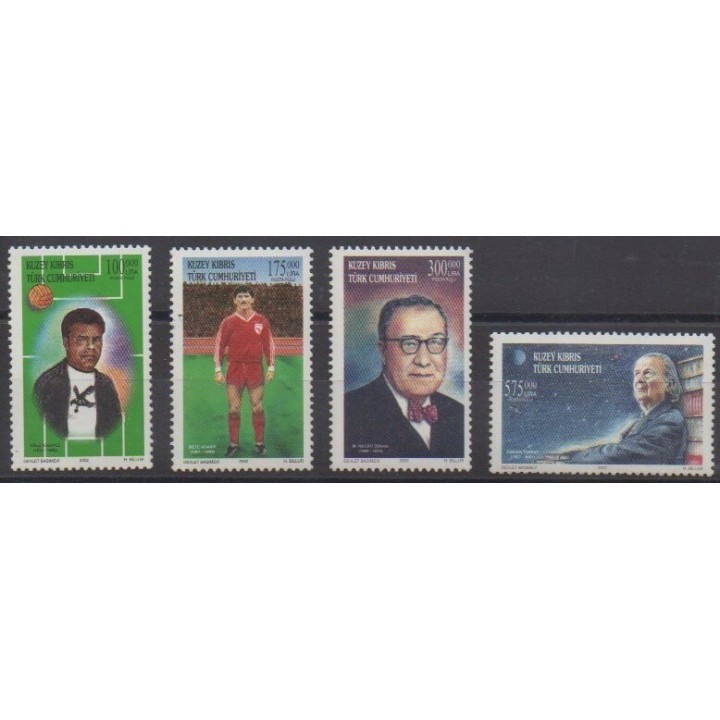 Acheter cette série de timbres de Turquie (Chypre du nord) de l'année 2002 (No 531/534).