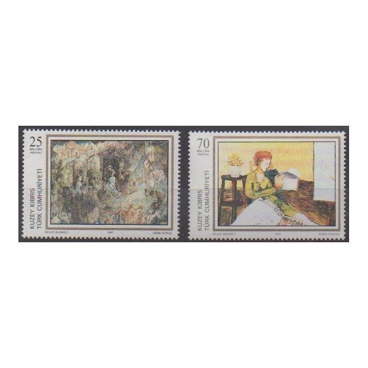 Buy this set of stamps of Turkey - Northern Cyprus of the year 1997 (Nb 412/413).