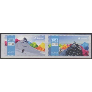 Acheter cette série de timbres de Norvège de l'année 2016 (No 1840/1841).