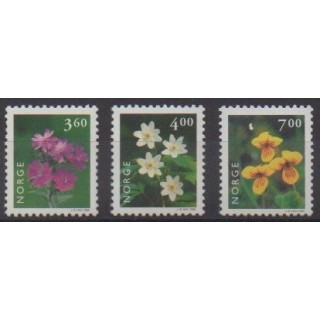 Buy this set of stamps of Norway of the year 1999 (Nb 1256/1258).