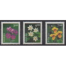 Norway - 1999 - Nb 1256/1258 - Flowers